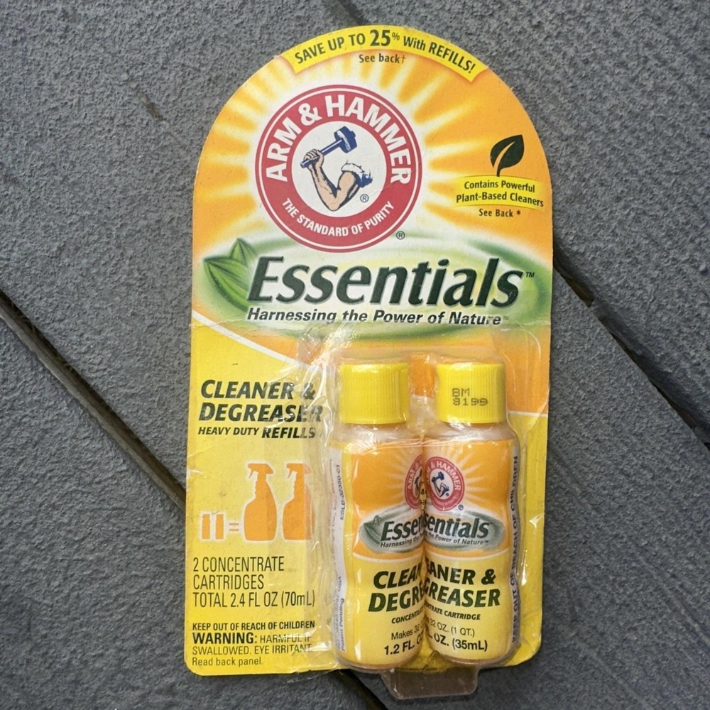 Arm & Hammer Essentials Cleaner & Degreaser‎ Refill Concentrate Discontinued New